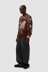 Arte Antwerp - People Knit Sweater - Brown Sweatshirts Arte Antwerp
