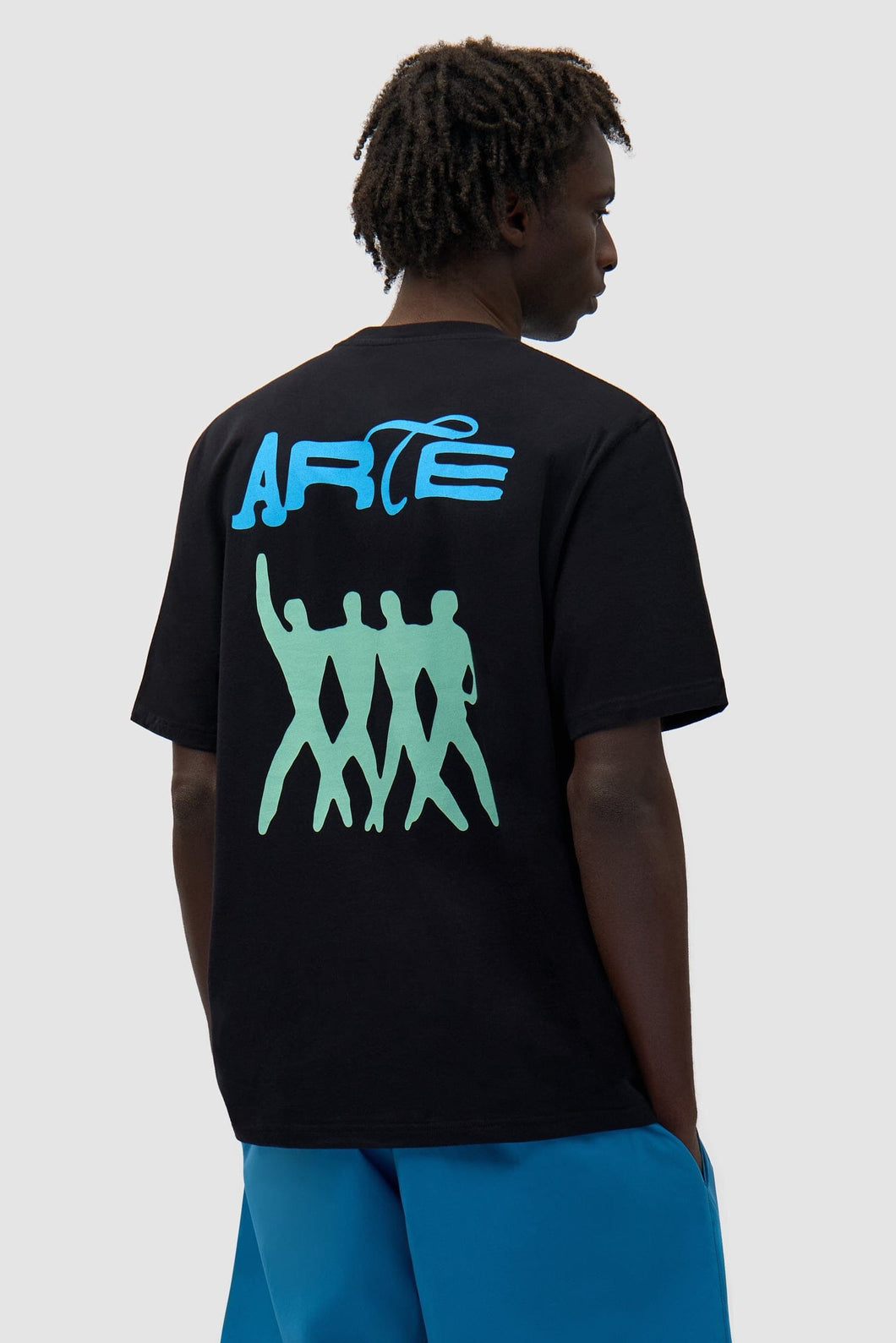 Arte Antwerp - Back Logo People T-Shirt - Black T-Shirts Arte Antwerp