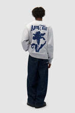 Laden Sie das Bild in den Galerie-Viewer, Arte Antwerp - Flower Crewneck - Grey Pullover Arte Antwerp
