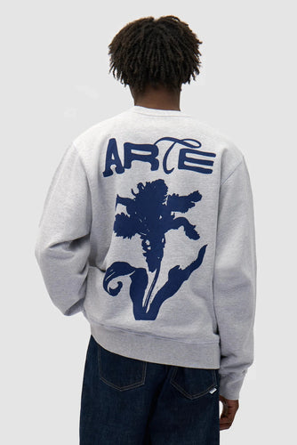 Arte Antwerp - Flower Crewneck - Grey Pullover Arte Antwerp