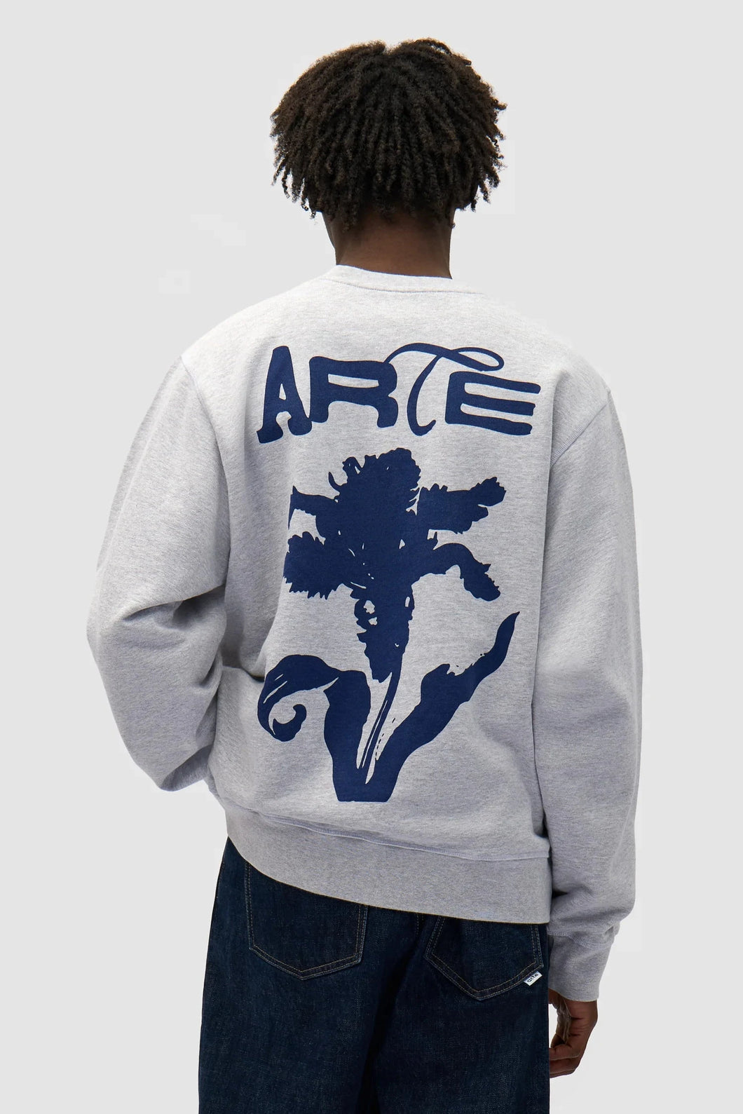 Arte Antwerp - Flower Crewneck - Grey Pullover Arte Antwerp