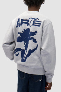 Arte Antwerp - Flower Crewneck - Grey Pullover Arte Antwerp