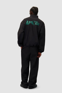 Arte Antwerp - Green Logo Jacket - Black Jacken Arte Antwerp