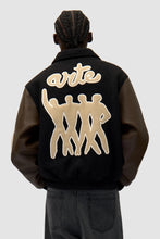 Laden Sie das Bild in den Galerie-Viewer, Arte Antwerp - Varsity Jacket - Black Jacken Arte Antwerp
