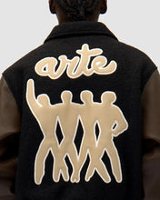 Laden Sie das Bild in den Galerie-Viewer, Arte Antwerp - Varsity Jacket - Black Jacken Arte Antwerp
