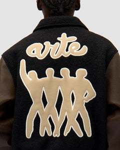 Arte Antwerp - Varsity Jacket - Black Jacken Arte Antwerp