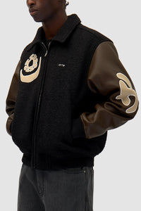 Arte Antwerp - Varsity Jacket - Black Jacken Arte Antwerp