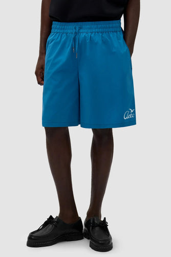 Arte Antwerp - Birds Logo Shorts - Blue Hosen Arte Antwerp