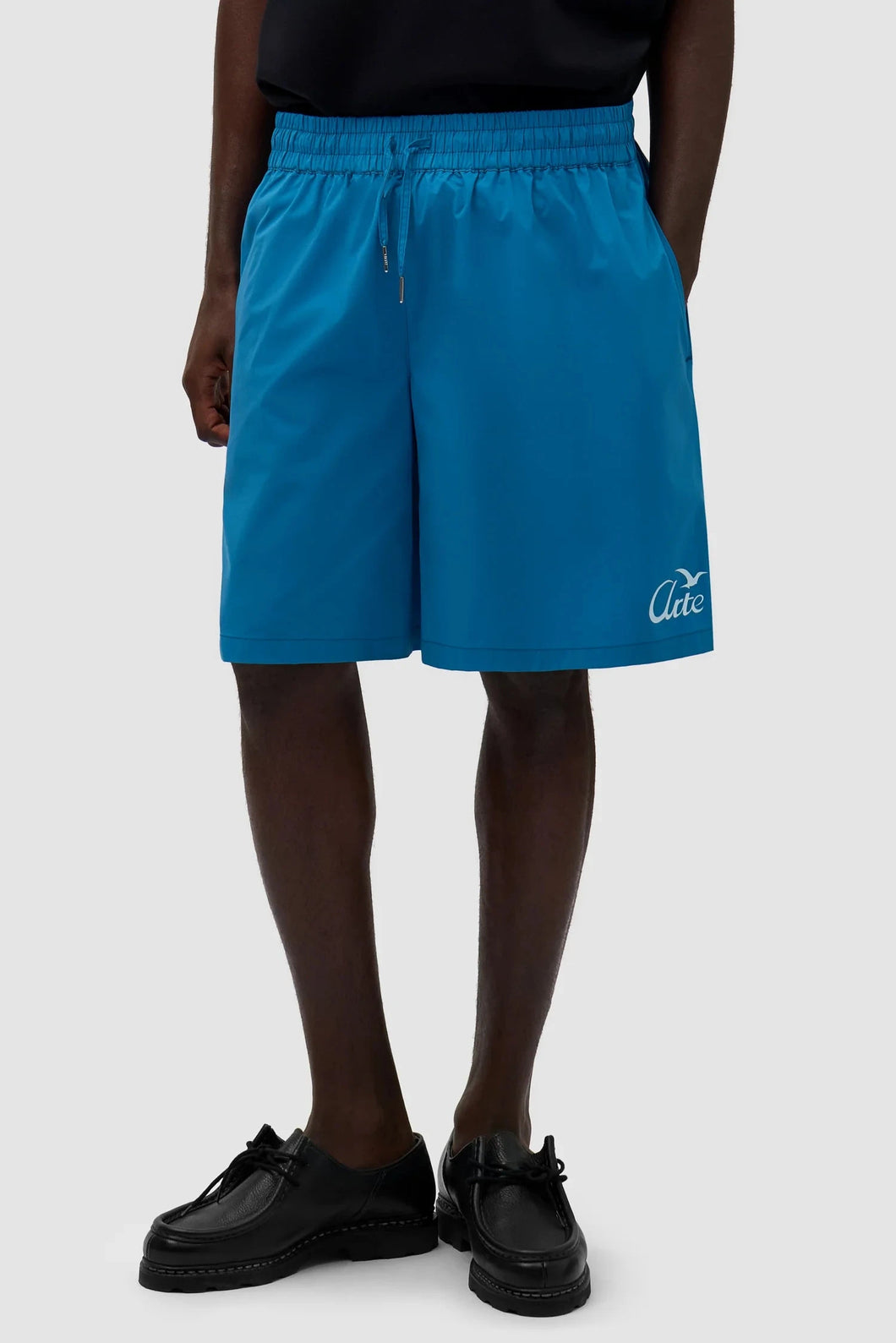 Arte Antwerp - Birds Logo Shorts - Blue Hosen Arte Antwerp