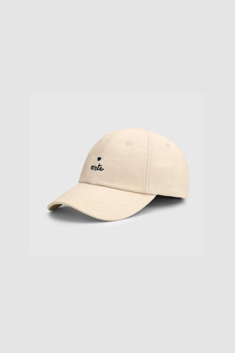 Arte Antwerp - Heart Logo Cap - Cream Accessoires Arte Antwerp