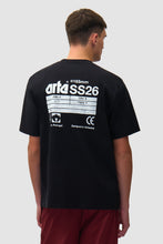 Laden Sie das Bild in den Galerie-Viewer, Arte Antwerp - Faded Back Print T-shirt - black T-Shirts Arte Antwerp
