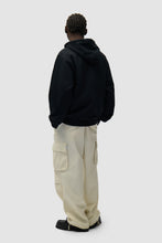 Laden Sie das Bild in den Galerie-Viewer, Arte Antwerp - Circle Logo Zip Hoodie - Black Sweatshirts Arte Antwerp
