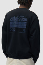 Laden Sie das Bild in den Galerie-Viewer, Arte Antwerp - Back SS26 Crewneck - Black Sweatshirts Arte Antwerp
