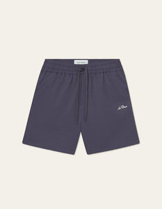 Les Deux - Stan Seersucker Swim Shorts 2.0 - Graystone Hosen Les Deux