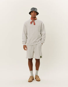 Les Deux - Sully Patch Sweatshirt - Grey Melange Sweatshirts Les Deux