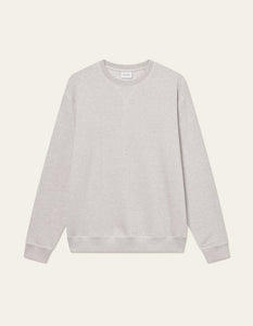 Les Deux - Sully Patch Sweatshirt - Grey Melange Sweatshirts Les Deux