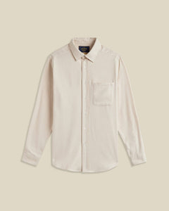 Portuguese Flannel - Teca 2.0 Hemd - Ecru Hemden Portuguese Flannel