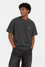 Laden Sie das Bild in den Galerie-Viewer, Carhartt WIP - S/S Vista T-Shirt - Black, Garment dyed
