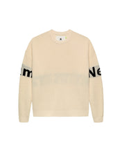 Laden Sie das Bild in den Galerie-Viewer, New Amsterdam - Name Crew Knit - Ecru/Black Pullover New Amsterdam
