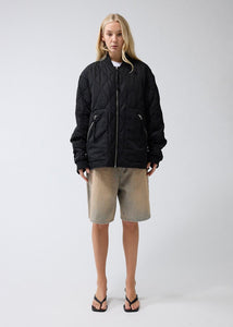 New Amsterdam - Quilted Jacket - Black Jacken New Amsterdam