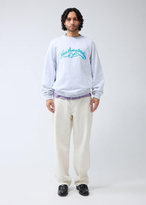 New Amsterdam - Love Connect Crewneck - Grey Melange Sweatshirts New Amsterdam