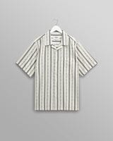 Laden Sie das Bild in den Galerie-Viewer, Wax London - Didcot Shirt - Ecru Fleck Striped Hemden Wax London
