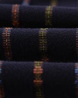 Wax London - Didcot Shirt - Navy Stripe Hemden Wax London