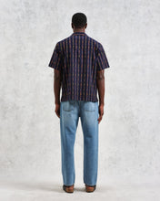 Laden Sie das Bild in den Galerie-Viewer, Wax London - Didcot Shirt - Navy Stripe Hemden Wax London
