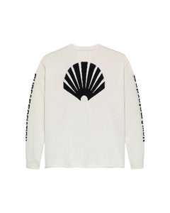 New Amsterdam - Knitted Logo Longsleeve - Ecru Longsleeves New Amsterdam