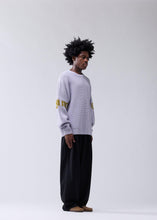 Laden Sie das Bild in den Galerie-Viewer, New Amsterdam - Name Crew Knit - Sea Fog Pullover New Amsterdam
