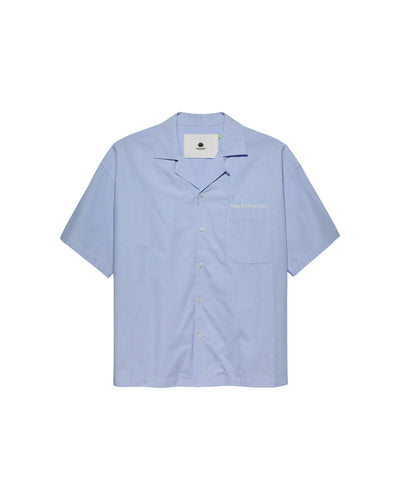 New Amsterdam - Wijk Shirt - White/Blue Stripes Hemden New Amsterdam