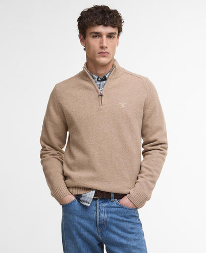 Barbour - Grangetown Half-Zip Pullover - Washed Stone Pullover Barbour