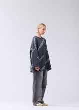Laden Sie das Bild in den Galerie-Viewer, New Amsterdam - Jacquard Knit Pullover - Shark Green/Teal Sweatshirts New Amsterdam
