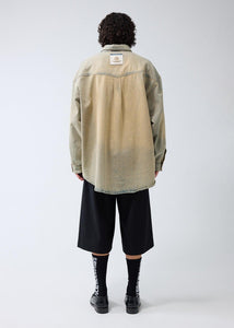 New Amsterdam - Denim Overshirt - Dune Longsleeves New Amsterdam