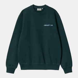 Carhartt WIP - Greatest Flicks Sweat - Deep Lagoon Sweatshirts Carhartt WIP