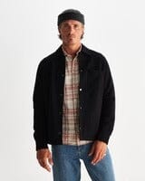 Wax London - Romer Overshirt - Black Hemden Wax London