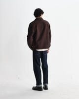 Laden Sie das Bild in den Galerie-Viewer, Wax London - Romer Overshirt - Dark Brown Hemden Wax London
