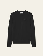 Laden Sie das Bild in den Galerie-Viewer, Les Deux - Gary Patch Crewneck Knit - Black Sweatshirts Les Deux
