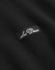 Les Deux - Gary Patch Crewneck Knit - Black Sweatshirts Les Deux