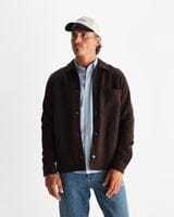 Laden Sie das Bild in den Galerie-Viewer, Wax London - Romer Overshirt - Dark Brown Hemden Wax London
