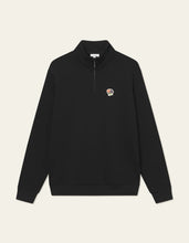 Laden Sie das Bild in den Galerie-Viewer, Les Deux - Felipe Patch Half-Zip Sweatshirt - Black Sweatshirts Les Deux
