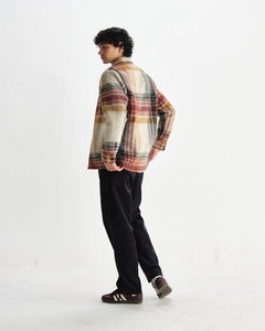 Wax London - Nolan Overshirt - Natural/Multicolour Hemden Wax London