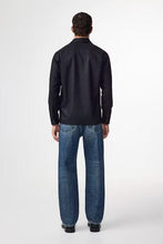 Laden Sie das Bild in den Galerie-Viewer, NN07 - Freddy Hybrid Hemd - Navy Stripe Hemden NN07
