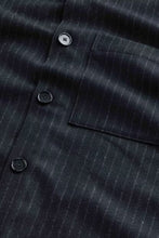 Laden Sie das Bild in den Galerie-Viewer, NN07 - Freddy Hybrid Hemd - Navy Stripe Hemden NN07
