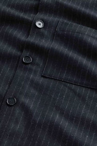NN07 - Freddy Hybrid Hemd - Navy Stripe Hemden NN07