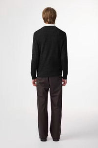 NN07 - Kevin Ribbed Pullover - Black Sweatshirts NN07