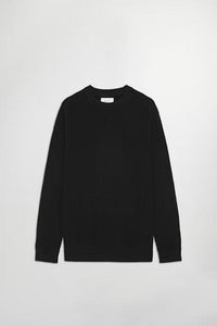 NN07 - Kevin Ribbed Pullover - Black Sweatshirts NN07