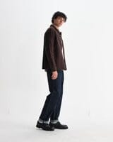 Wax London - Romer Overshirt - Dark Brown Hemden Wax London