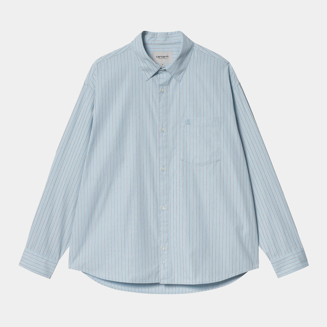 Carhartt WIP - L/S Notus Shirt - Striped Hemden Carhartt WIP