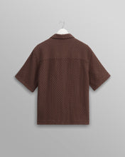 Laden Sie das Bild in den Galerie-Viewer, Wax London - Lido Dobby Shirt - Brown Hemden Wax London
